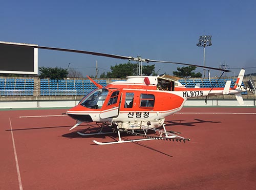 산림항공기 Bell-206