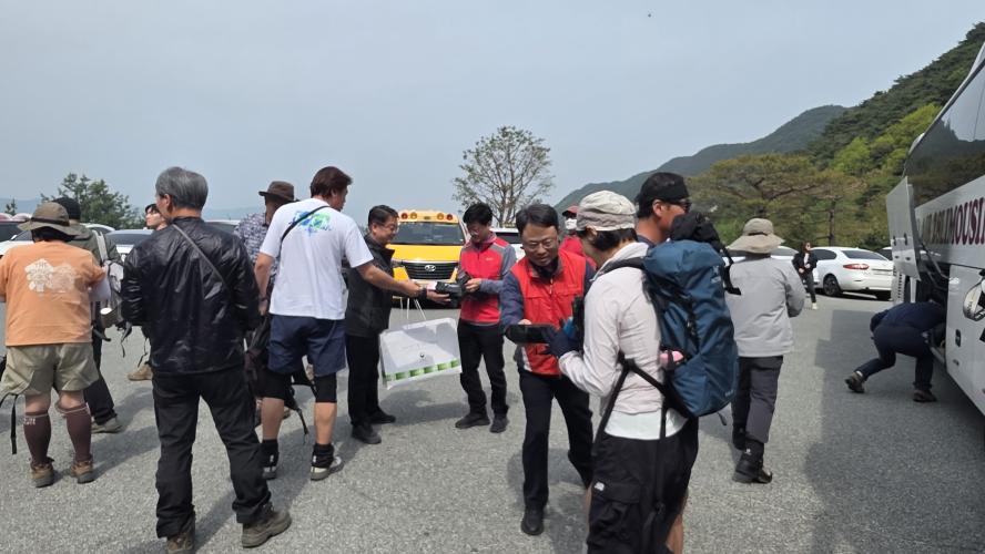 박은식 산림청장, “충청북도 괴산군 백두대간 이화령에서 산불예방 캠페인 실시”