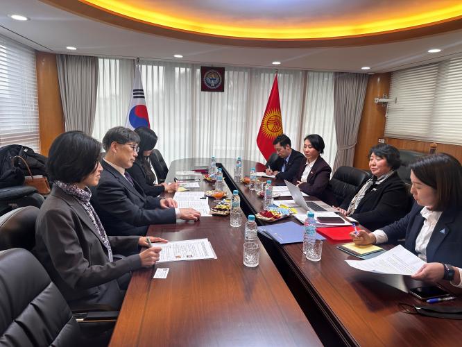남송희 산림청 국제산림협력관, “한-키르기스스탄 산림협력 고위급 양자면담 실시