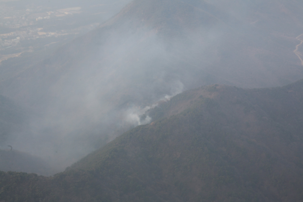 창원시 용동 용추계곡 산불  이미지1