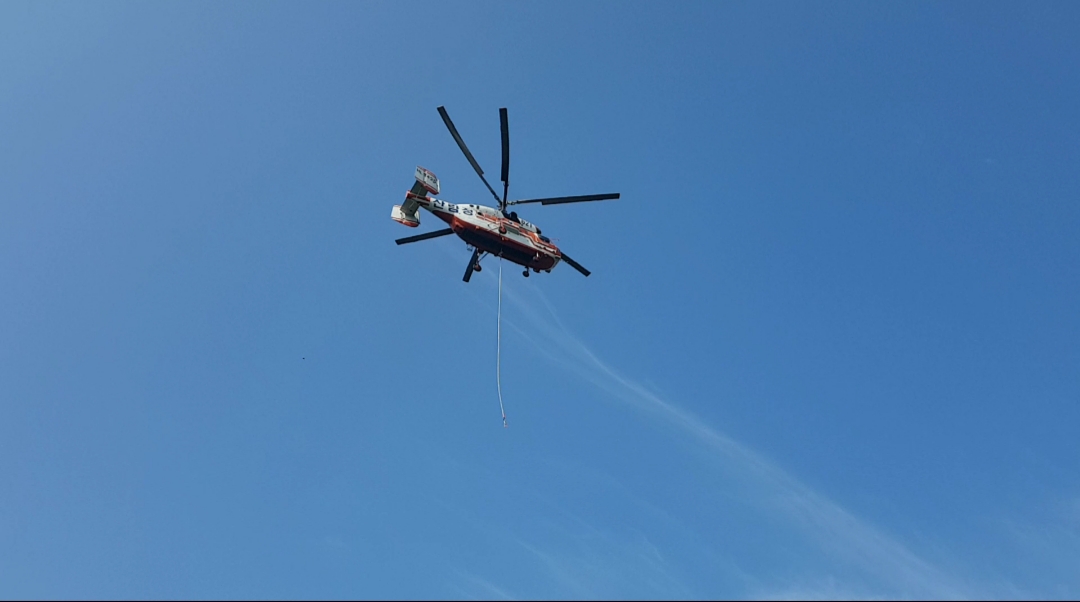 산림청 청양산림항공관리소, 산 정상 헬기 자재운반 이미지5
