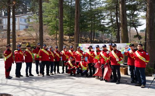 진천산림항공관리소, 청남대에서 &quot;산불예방 캠페인&quot; 실시
